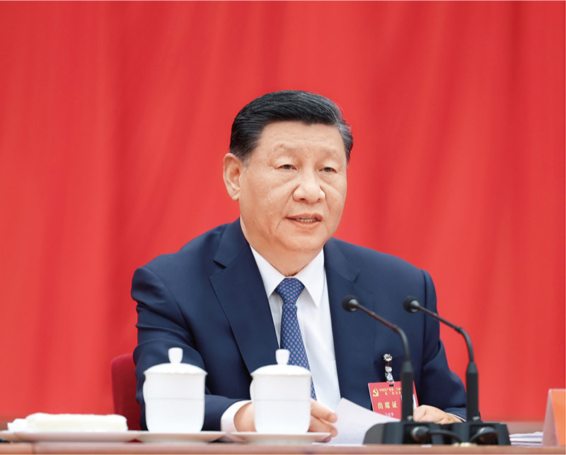 　　中國(guó)共產(chǎn)黨第二十屆中央委員會(huì)第三次全體會(huì)議，于2024年7月15日至18日在北京舉行。中央委員會(huì)總書記習(xí)近平作重要講話。 新華社記者 鞠鵬/攝